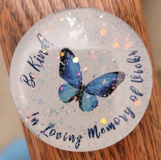 Memorial Butterfly Resin Magnets